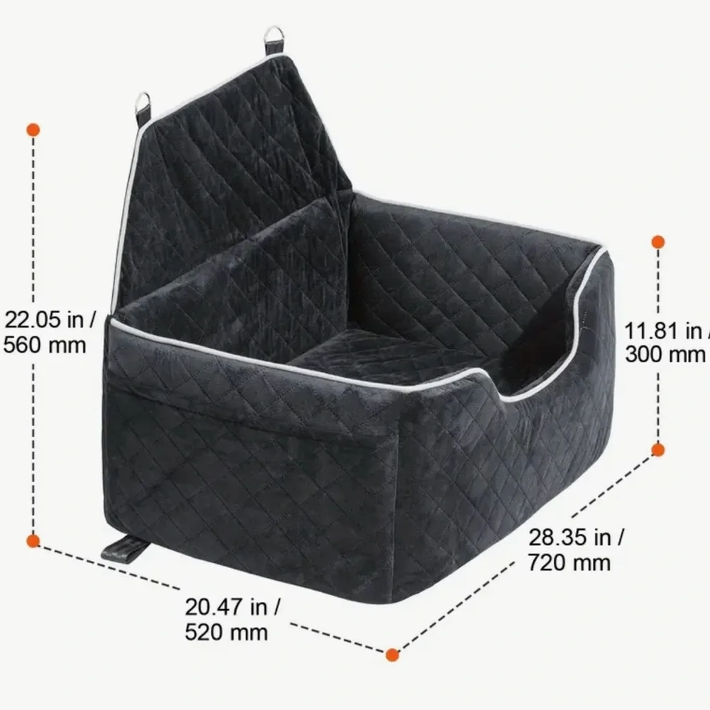 Dog Booster Seat For Vehicles Cars Medium Size Dogs Up to 55Lbs